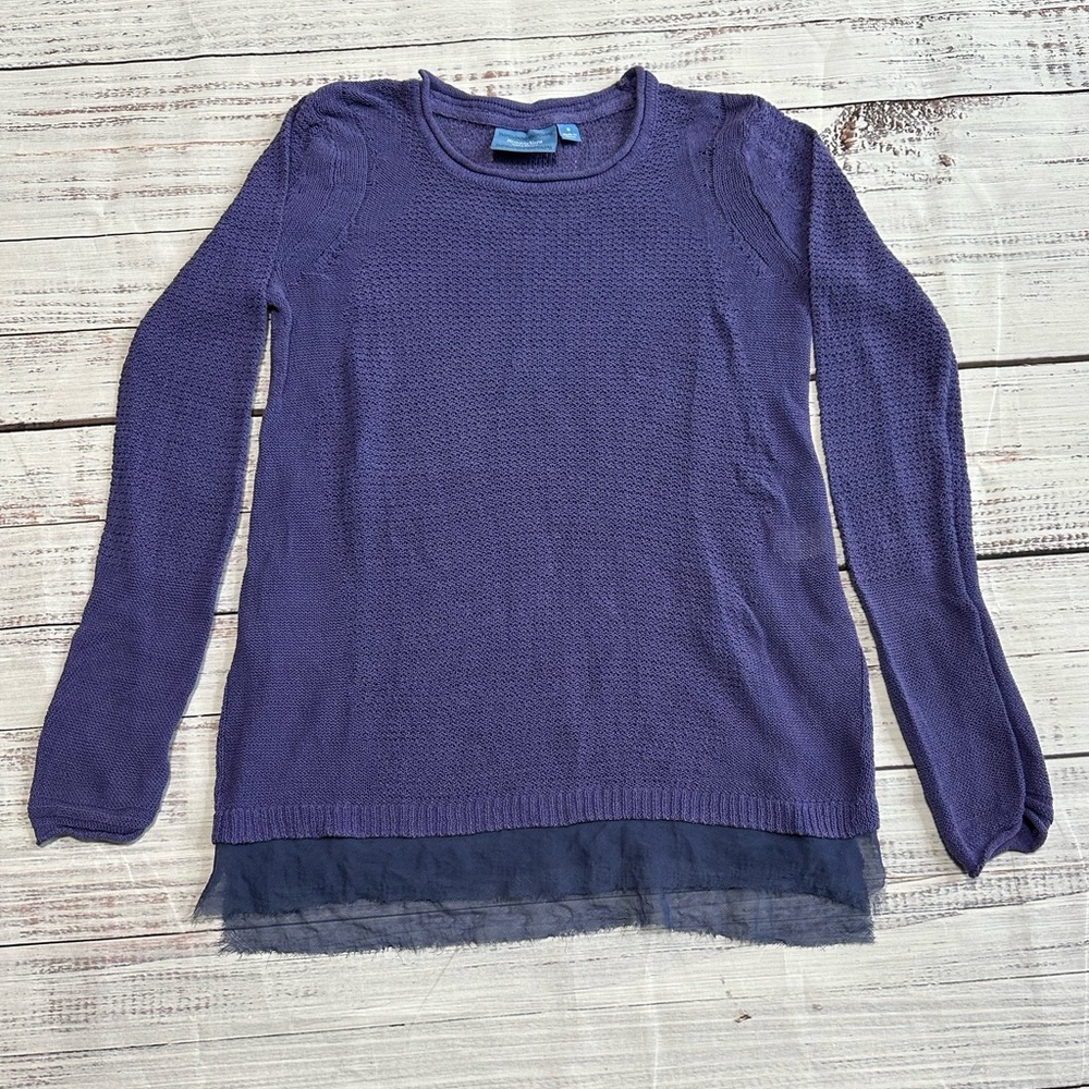 4 for $20! Simply Vera Vera Wang Purple Sweater- Size S